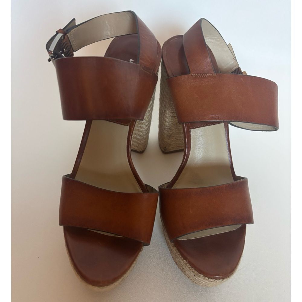 Michael Kors  Collection Summer
Leather Jute Sandal Size 10.5~ Like New - Picture 8 of 11